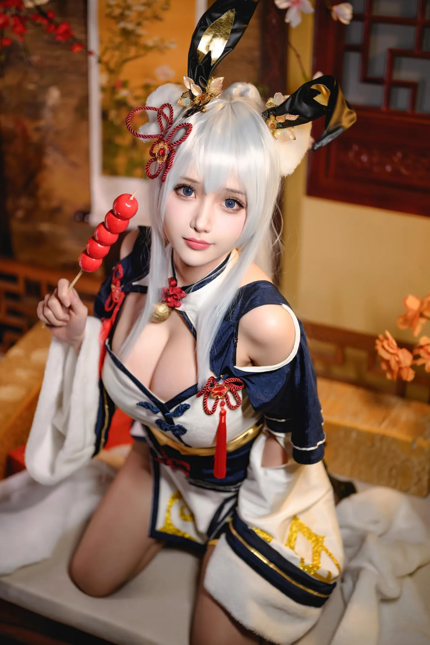 凛子酱 – NO.13 旗袍兔兔 [21P]插图3